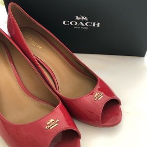 Coach Ladies Red Heels 👠